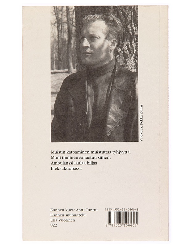 Viivoitettu uni - Juhani Ahvenjärvi - Runot ja näytelmät - 10105246494 - 1