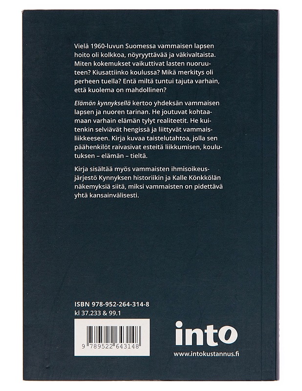 Elämän kynnyksellä : vammaisliikkeen synty - Matti Laitinen - Elämäkerrat ja muistelmat - 10105246604 - 1