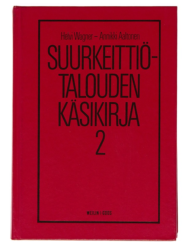 Suurkeittiötalouden käsikirja. 2 - Helvi Wagner - Tietokirjat ja oppaat - 10105246958 - 0