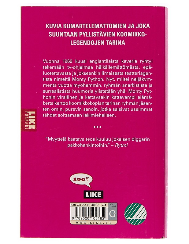 Monty Pythonin maailma Monty Pythonin mukaan - Graham Chapman - Musiikki- ja elokuvakirjat - 10105246976 - 1