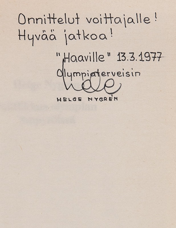 Politiikkaa olympian ympyröissä - Helge Nygrén - Historiakirjat - 10105247207 - 2