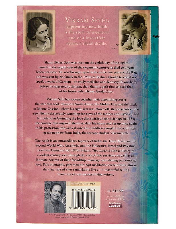 Two lives - Vikram Seth - Elämäkerrat ja muistelmat - 10105247248 - 1