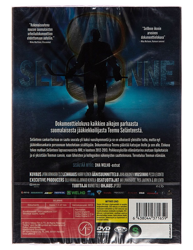 Selänne - DVD - DVD-elokuvat - 10105247589 - 1