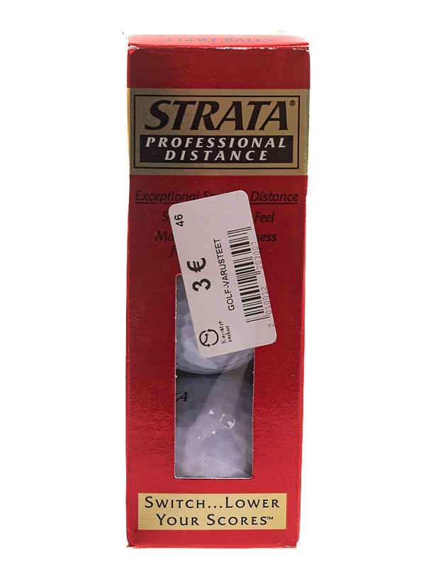 STRATA Prof.distance golfpalloja, 3kpl - Muut urheiluvälineet ja vapaa-aika - 10105247696 - 0