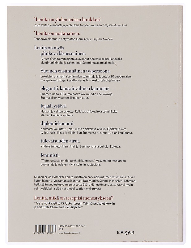 Elämäni ja isänmaani - Lenita Airisto - Elämäkerrat ja muistelmat - 10105247932 - 1