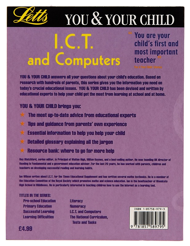 You And Your Child : I.C.T. and Computers - Ian Wilson - Tietokirjat ja oppaat - 10105247937 - 1