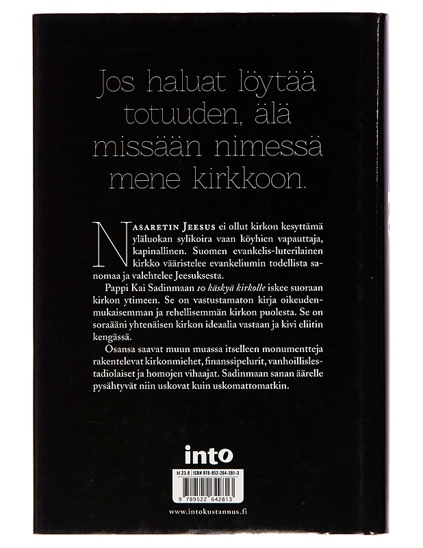 10 käskyä kirkolle - Kai Sadinmaa - Tietokirjat ja oppaat - 10105247993 - 1