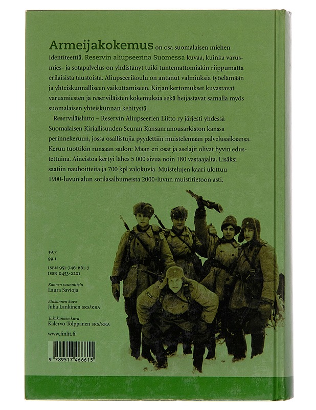 Reservin aliupseerina Suomessa / muistitietoa itsenäisyyden ajalta - Pekka Allonen - Elämäkerrat ja muistelmat - 10105248755 - 1