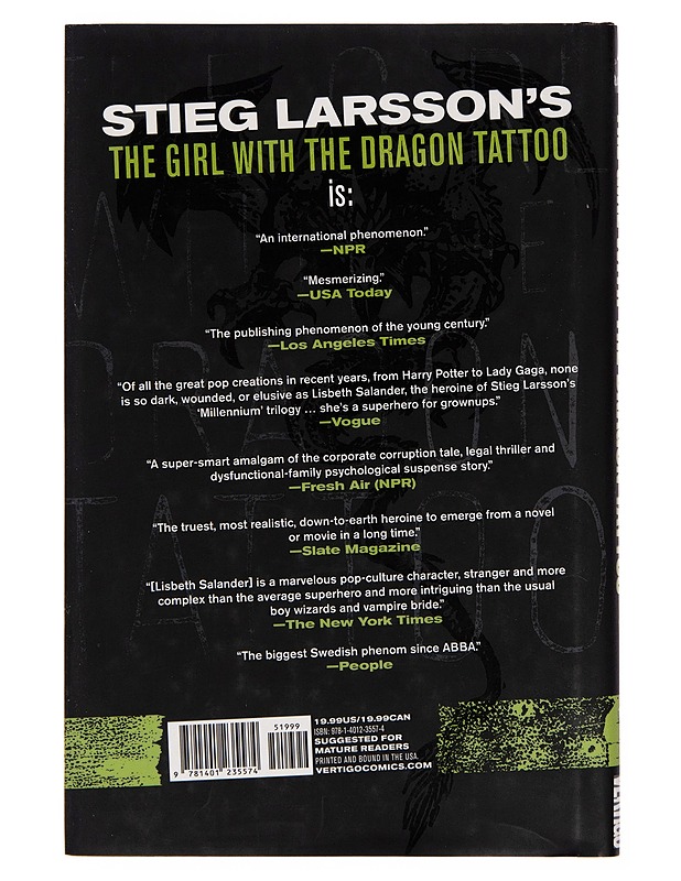 The girl with the dragon tattoo. Book 1 - Denise Mina - Sarjakuvat - 10105249029 - 1