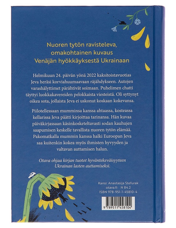 Ette tiedä mitä sota on - Jeva Skaletska - Elämäkerrat ja muistelmat - 10105249256 - 1