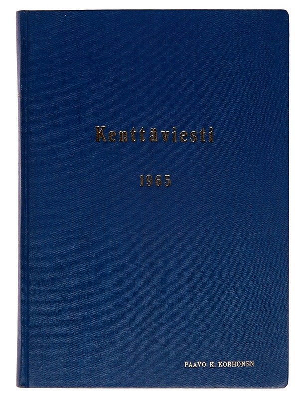 Kenttäviesti 1965 - Paavo K. Korhonen - Tietokirjat ja oppaat - 10105249525 - 0