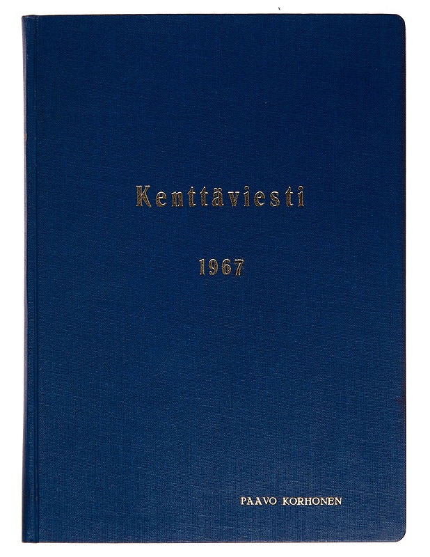 Kenttäviesti 1967 - Paavo Korhonen - Tietokirjat ja oppaat - 10105249575 - 0