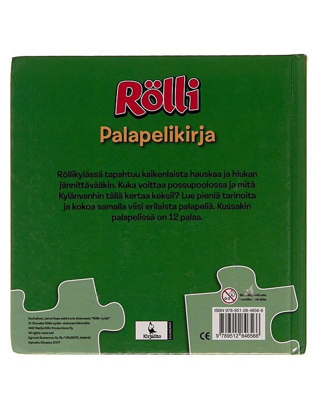 Rölli : palapelikirja - Janne Kopu - Lastenkirjat - 10105249597 - 1