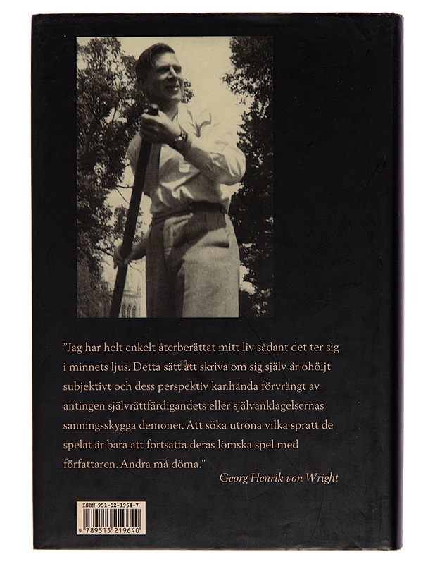 Mitt liv som jag minns det - Georg Henrik von Wright - Elämäkerrat ja muistelmat - 10105249705 - 1