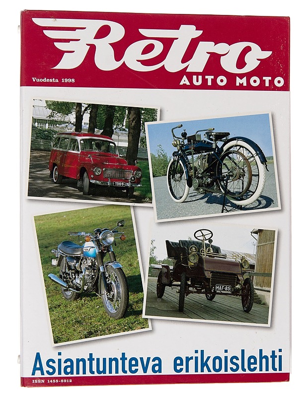 14 kpl Retro Auto moto - lehteä kansiossa, vuodet 1998-2012 - Lehdet - 10105249736 - 0