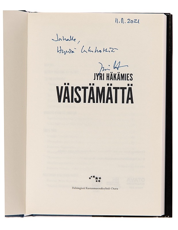 Väistämättä - Jyri Häkämies - Elämäkerrat ja muistelmat - 10105249801 - 2