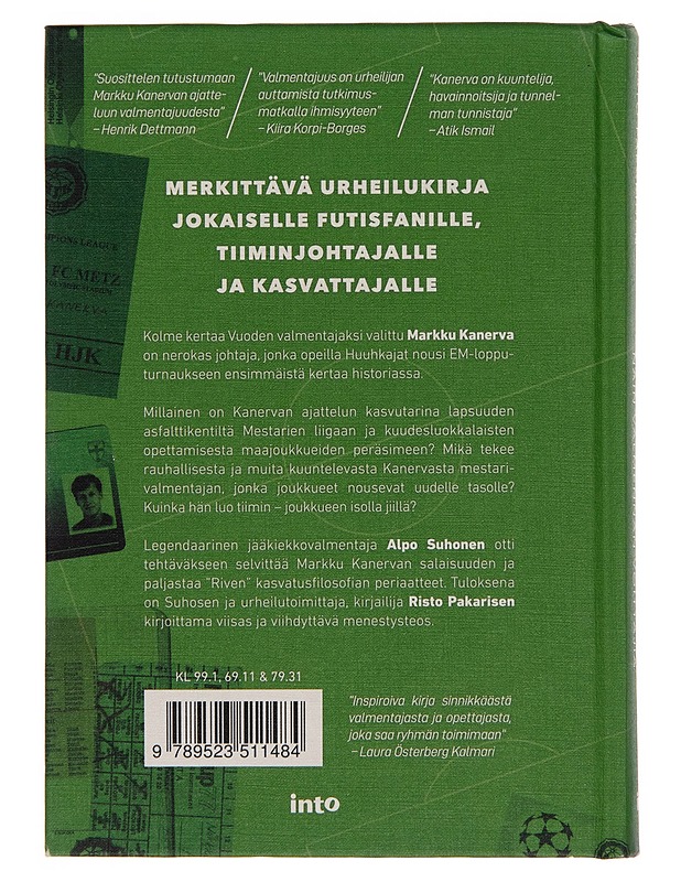 Markku Kanerva / näin valmennan voittajia - Alpo Suhonen - Tietokirjat ja oppaat - 10105249849 - 1