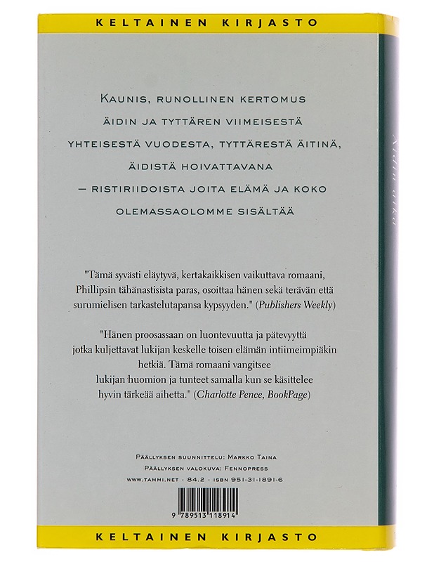 Äidin aika - Jayne Anne Phillips - Kaunokirjallisuus - 10105249984 - 1