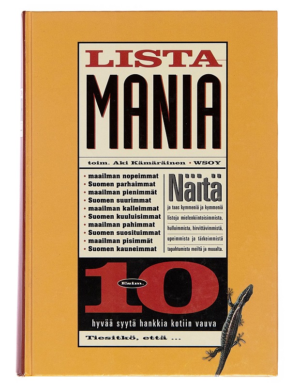 Listamania - Aki Kämäräinen - Tietokirjat ja oppaat - 10105250131 - 0