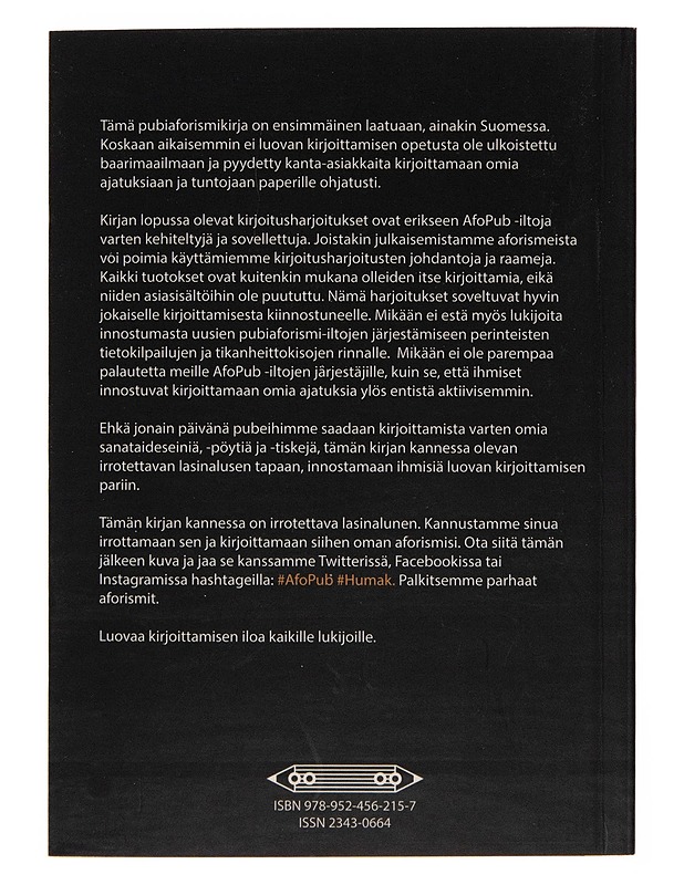 Pubiaforismikirja - Antti Pelttari - Kaunokirjallisuus - 10105250190 - 1