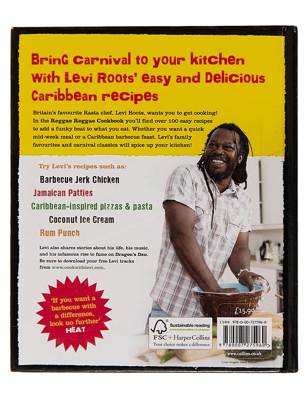 Levi Roots' reggae reggae cookbook : put some music in your food - Levi Roots - Ruokakirjat - 10105250555 - 1