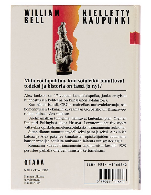 Kielletty kaupunki - William Bell - Romaanit ja novellit - 10105250775 - 1