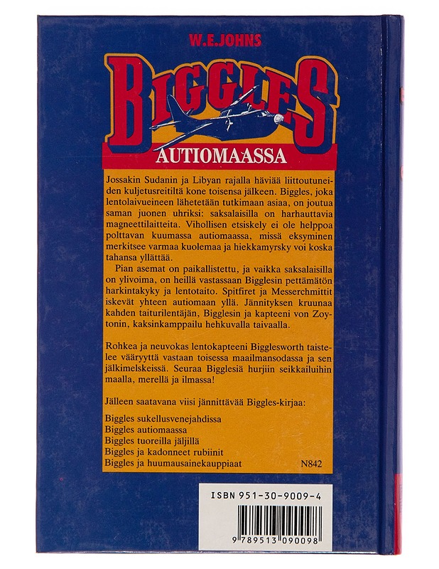 Biggles autiomaassa - W. E. Johns - Romaanit ja novellit - 10105250820 - 1
