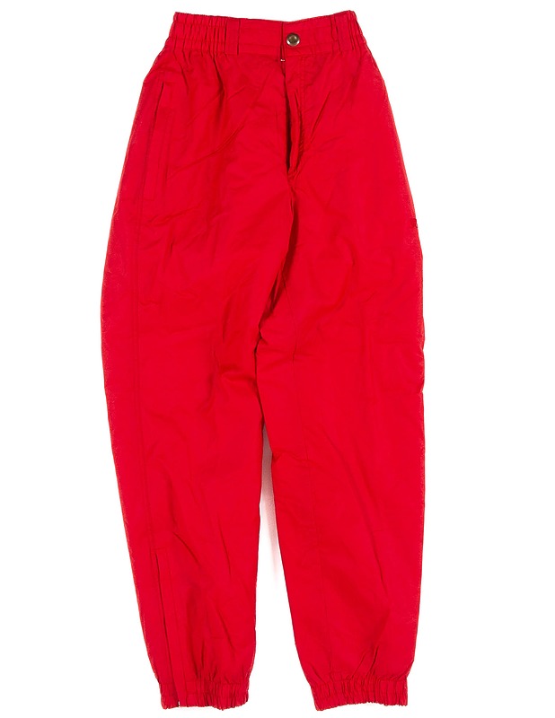 Punaiset kevyt toppahousut, 38 - Naisten housut, shortsit ja haalarit - 10105250850 - 0