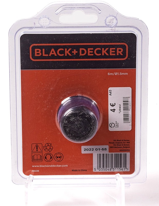Black And Decker Leikkuusiima - Muut urheiluvälineet ja vapaa-aika - 10105250987 - 1