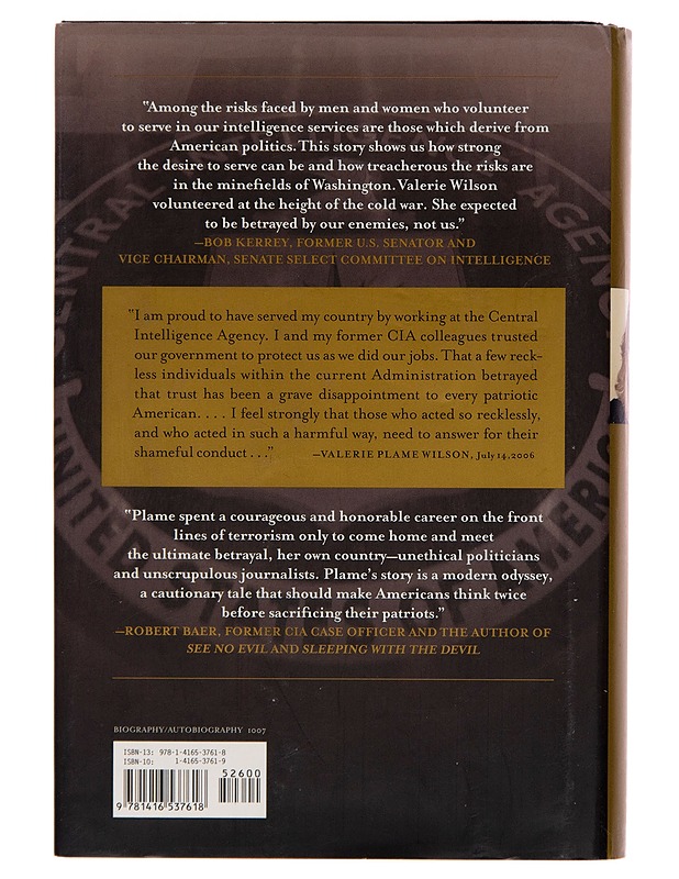Fair game : my life as a spy, my betrayal by the White House - Valerie Plame Wilson - Elämäkerrat ja muistelmat - 10105251057 - 1
