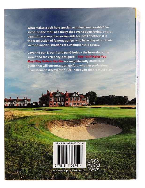 1001 golf holes you must play before you die - Tietokirjat ja oppaat - 10105251292 - 1