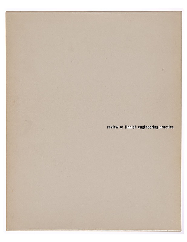 Review of Finnish engineering practice - Juhani Brax - Tietokirjat ja oppaat - 10105251733 - 0