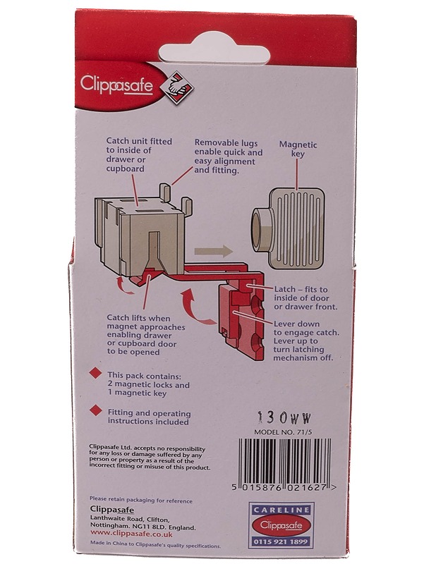 CLIPPASAFE Easy-fit magneettilukko - Muut urheiluvälineet ja vapaa-aika - 10105251743 - 1