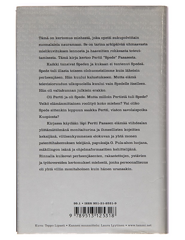 Spede / Pertti Pasasen elämä - Tommi Aitio - Elämäkerrat ja muistelmat - 10105251830 - 1