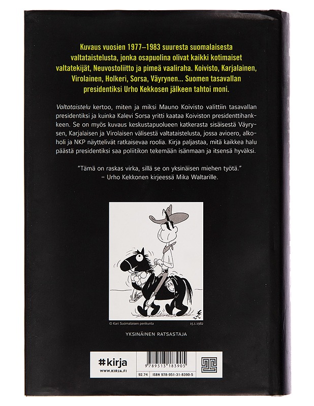 Valtataistelu / Mauno Koivisto murskaa Suomen porvarit - Jarmo Korhonen - Historiakirjat - 10105252733 - 1