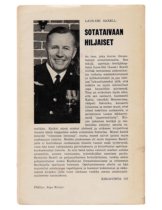 Sotataivaan hiljaiset - Laus-Dei Saxell - Elämäkerrat ja muistelmat - 10105252795 - 1