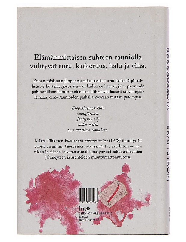 Vuosisadan rakkaussota - Ebba Witt-Brattström - Romaanit ja novellit - 10105253179 - 1