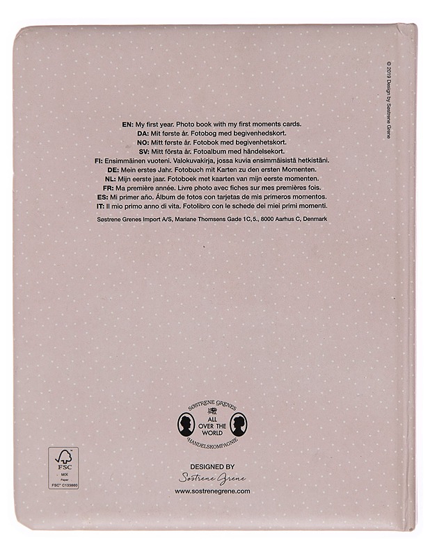My first year: photo book with first moment cards - Lastenkirjat - 10105253383 - 1