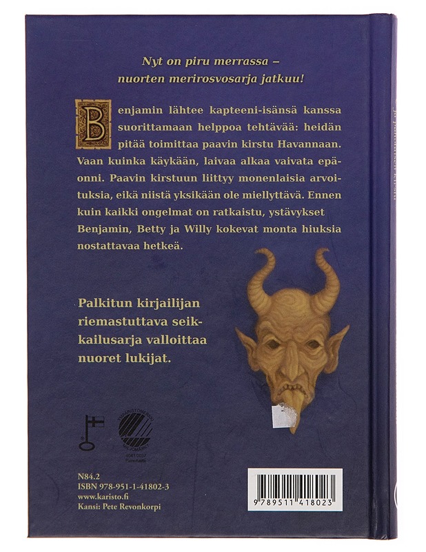 Benjamin Hawk ja paholaisen kirstu - Juha-Pekka Koskinen - Nuorten kirjat - 10105253699 - 1