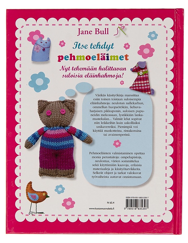Itse tehdyt pehmoeläimet - Jane Bull - Nuorten kirjat - 10105253790 - 1