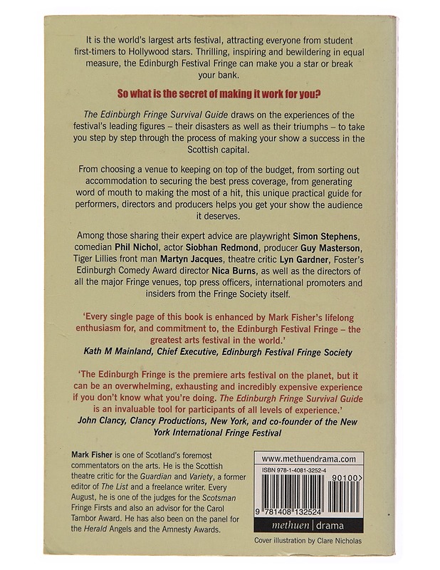 The Edinburgh Fringe survival guide : how to make your show a success - Mark Fisher - Tietokirjat ja oppaat - 10105253796 - 1