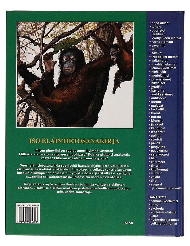 Iso eläintietosanakirja : maailman eläimet ja niiden ympäristö - Dami, Elisabetta - Tietokirjat ja oppaat - 10105254385 - 1