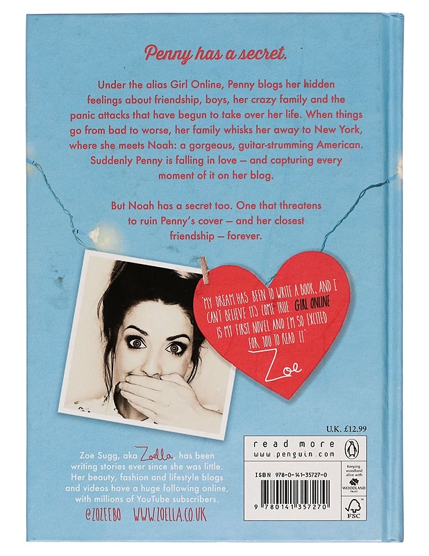 Girl Online - Zoe Sugg - Romaanit ja novellit - 10105254511 - 1