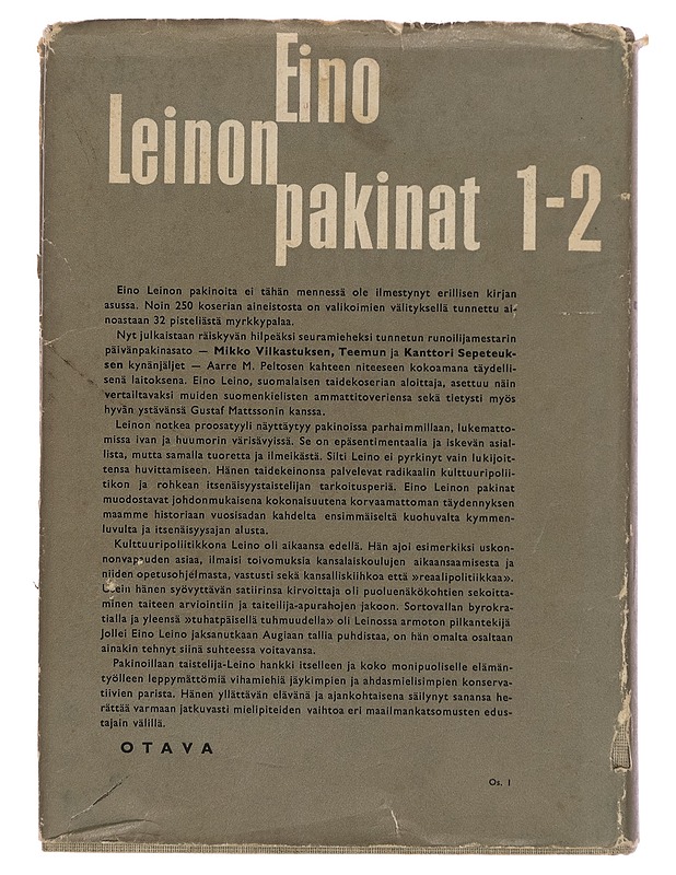 Pakinat. 1 - Eino Leino - Kaunokirjallisuus - 10105254525 - 1