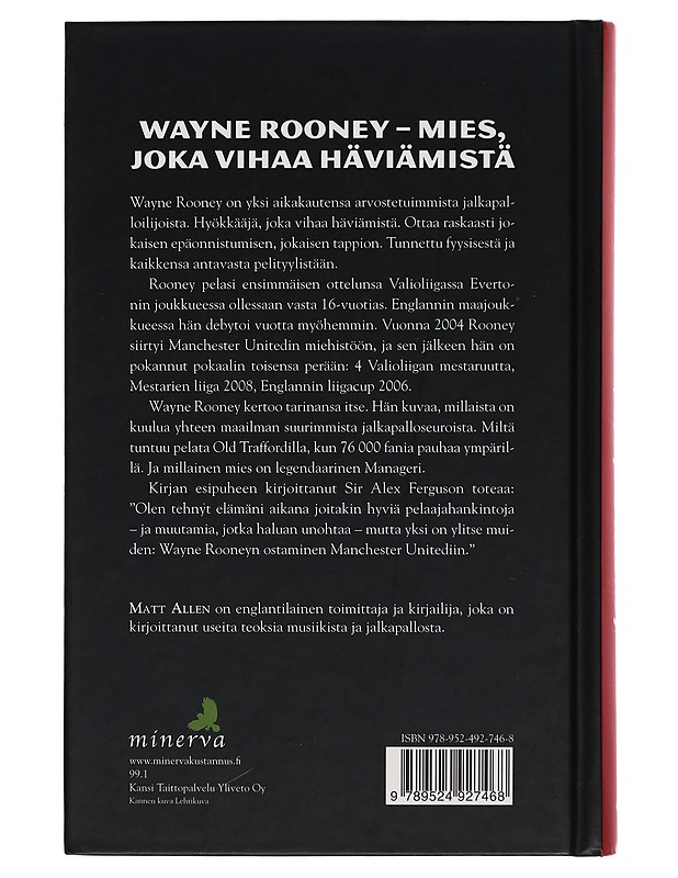 Minä, Wayne Rooney - Wayne Rooney - Elämäkerrat ja muistelmat - 10105254772 - 1