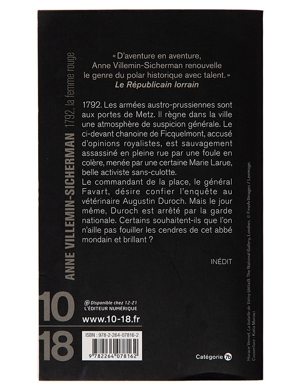 1792, la femme rouge de Anne Villemin-Sicherman - Fantasia- ja scifi - 10105254958 - 1