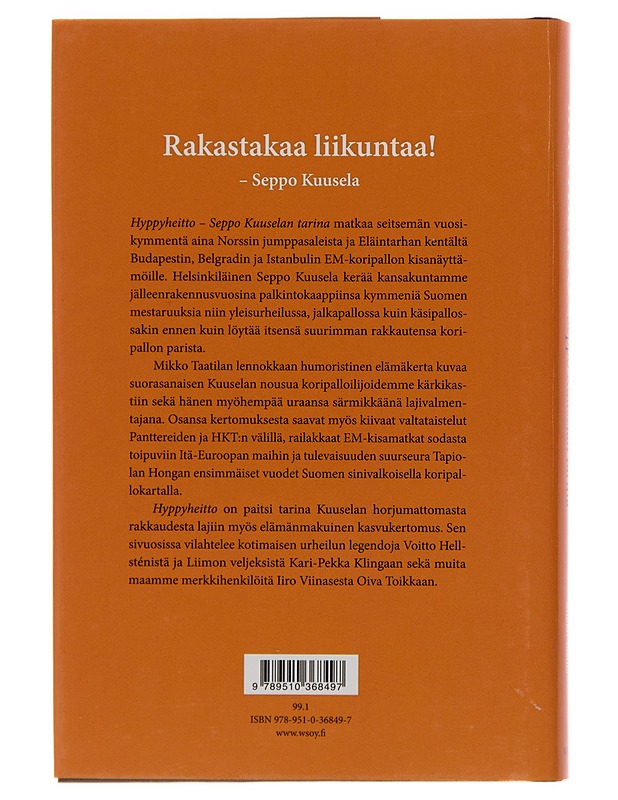 Hyppyheitto / Seppo Kuuselan tarina - Seppo Kuusela - Elämäkerrat ja muistelmat - 10105255208 - 1