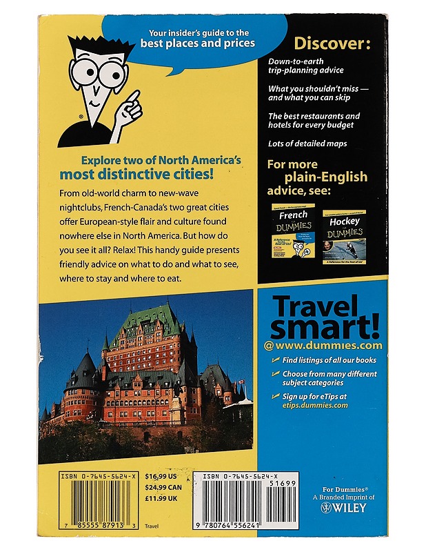 Montreal & Quebec City For Dummies - Matkaoppaat ja sanakirjat - 10105255331 - 1