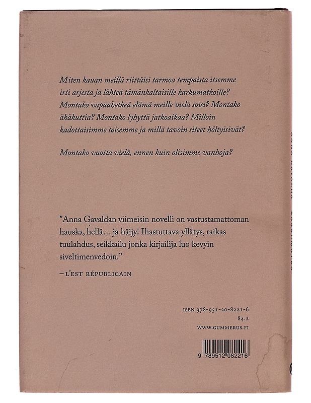 Karkumatka - Anna Gavalda - Romaanit ja novellit - 10105255379 - 1