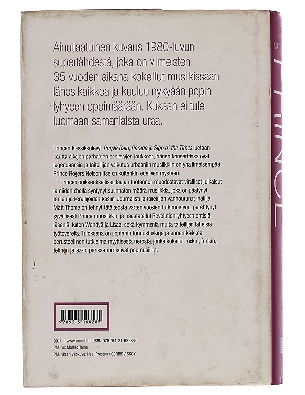 Prince - Matt Thorne - Elämäkerrat ja muistelmat - 10105255827 - 1
